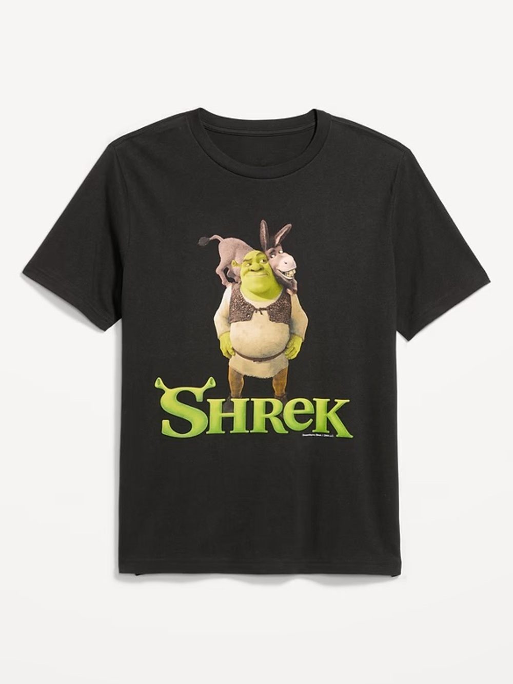 Brand new with tags - size Large Shrek Black Graphic Tee